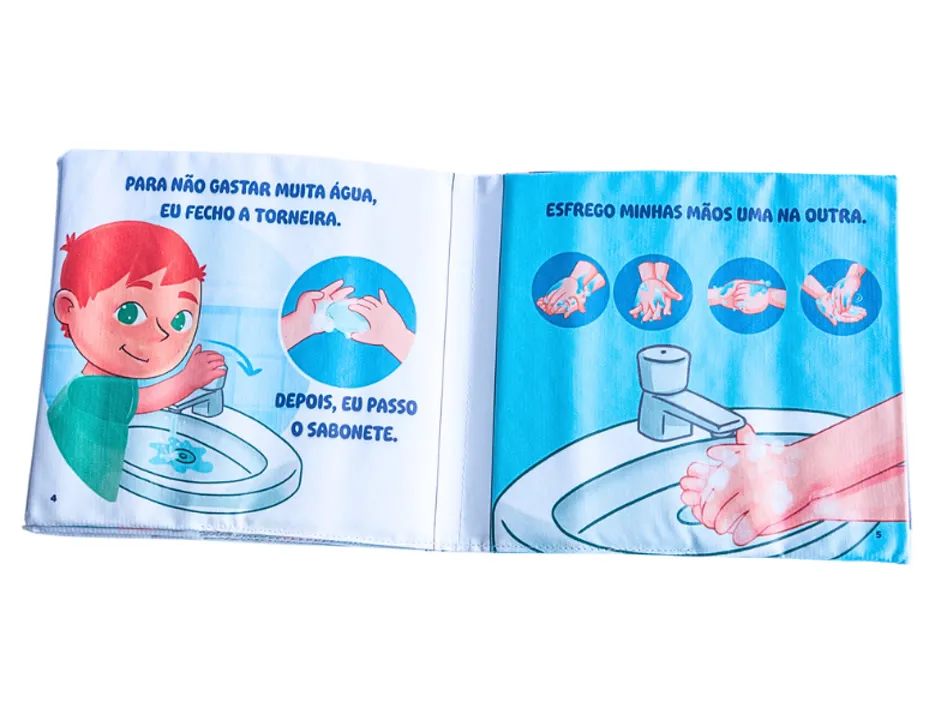 Imagem de VAMOS APRENDER A LAVAR AS MÃOS?