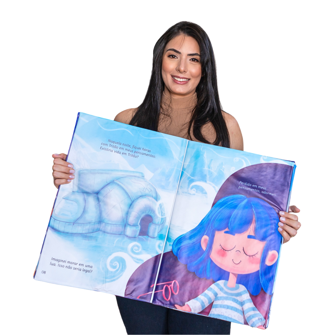 Imagem de A LUA TEIMOSINHA GIGANTE E LAVÁVEL