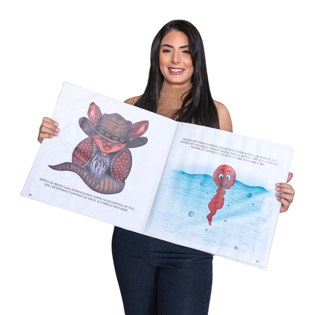 Imagem do produto A MINHOQUINHA VERMELHINHA GIGANTE E LAVÁVEL