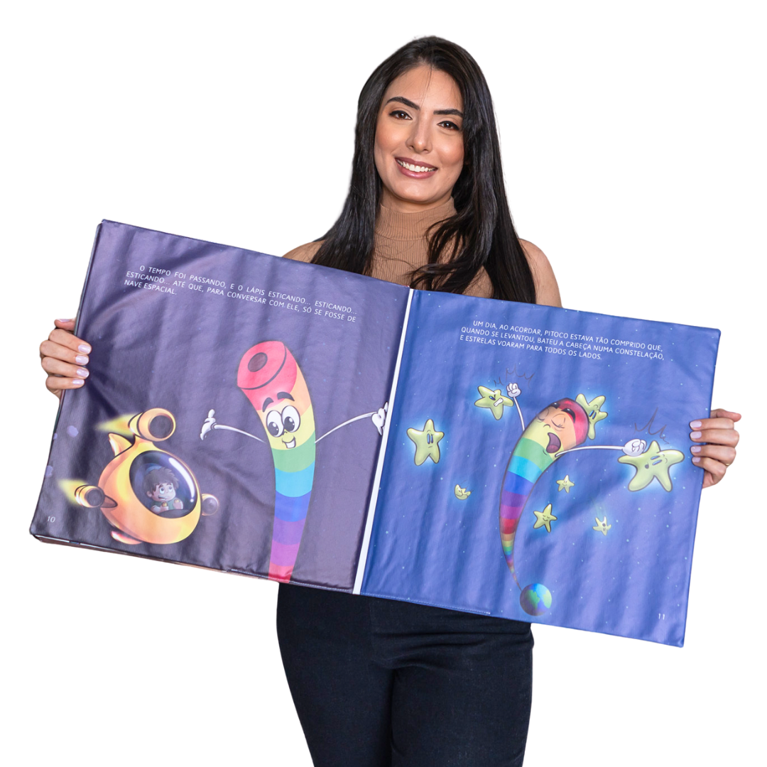 Imagem de O LÁPIS MÁGICO GIGANTE E LAVÁVEL