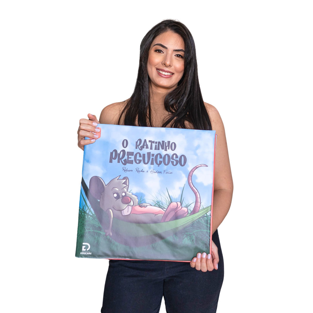 Imagem do produto O RATINHO PREGUIÇOSO GIGANTE E LAVÁVEL